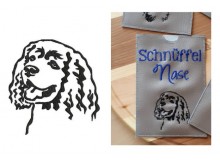 Stickdatei - Cocker Spaniel Silhouette